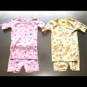 Girls short johns. 2 pair set.